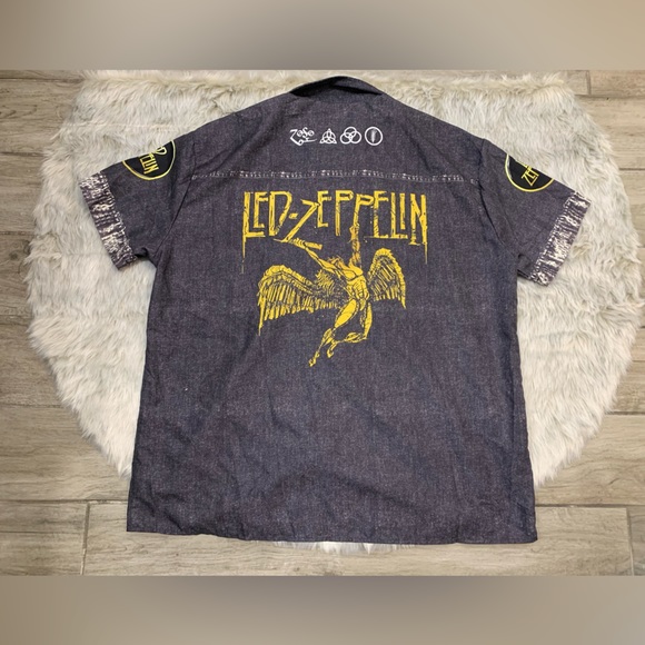 Shirts Led Zeppelin Button Up Xxl Poshmark